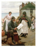 When the Boats are Away, 1903 Giclee Print by Walter Langley