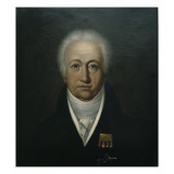 Portrait of Goethe, 1816 reproduction procédé giclée par Ferdinand Jagemann