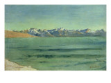 Sunrise over Mont Blanc, C.1890 Giclee Print by Ferdinand Hodler