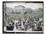 View of Les Halles, 1885 Giclee Print by Felicien Baron De Myrbach-rheinfeld