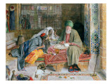 The Arab Scribe, Cairo Lámina giclée por John Frederick Lewis The Arab Scribe, Cairo Lámina giclée por John Frederick Lewis