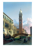San Giorgio Dei Greci, Venice Giclee Print by Lancelot Theodore Turpin de Crisse