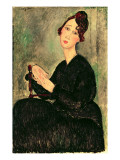 Portrait of a Young Woman Giclee Print by Modigliani 