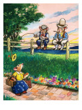 Town Mouse and Country Mouse Giclee Print by Mendoza 