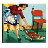 Fliptail the Otter Giclee Print by Bert Felstead