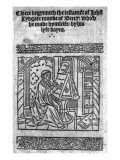 John Lydgate at His Desk, C.1515 Giclee Print by English School 