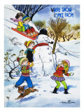 Where Snow Comes From Giclee Print by Jesus Blasco