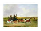 Horse and Carriage reproduction procédé giclée par David Dalby of York