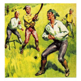 Early Cricket with Two Stumps Lámina giclée por McConnell Early Cricket with Two Stumps Lámina giclée por McConnell