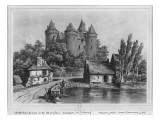 The Castle of Combourg Giclee-trykk av Felix Benoist The Castle of Combourg Giclee-trykk av Felix Benoist