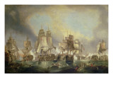 Battle of Trafalgar, 1805 Giclee Print by William Clarkson Stanfield