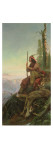 The Signal Fire, 1880 Giclee Print by William Hahn