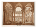 The Palazzo Borghese, 1833 Giclee Print by Agostino Tofanelli
