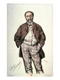 Portrait of Camille Saint-Saens Giclee Print by Charles Paul Renouard