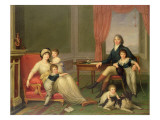 The Lambton Family in Italy Giclee Print by Augusto Nicodemo