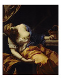 The Death of Cleopatra Giclee Print by Antoine Rivalz