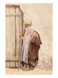 An Arab by a Doorway Giclee Print by Giuseppe De Nittis