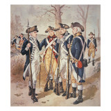 Infantry Uniforms of The Lámina giclée por Henry Alexander Ogden