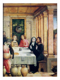 The Marriage Feast at Cana Reproduction procédé giclée par Juan de Flandes