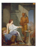 Cleopatra and Her Slave Giclee Print by Henri Blaise Francois Dejussieu