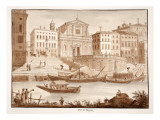 Porto Di Ripetta, 1833 Giclee Print by Agostino Tofanelli