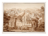 Forum Romanum, 1833 Giclee Print by Agostino Tofanelli