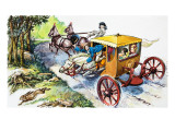 Baron Munchausen Hunting Giclee Print by Nadir Quinto