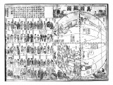 Map of the World, 1671 Impressão giclée por Japanese School