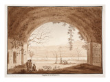 The Ninfeo Bergantino, 1833 Giclee Print by Agostino Tofanelli