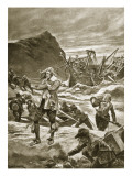 Wrecked Upon the Bermudas, 1609 Reproduction procédé giclée par Richard Caton Woodville II