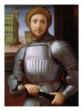Portrait of a Man in Armour Lámina giclée por Piero di Cosimo