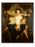 The Bromley Children, 1843 Giclee Print by Ford Madox Brown