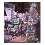 Christmas Ghost Giclee Print by Pat Nicolle