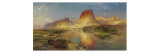Green River of Wyoming, 1878 Giclee Print by Moran 
