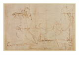 Study for River God Giclee Print by Michelangelo Buonarroti 