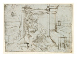 Aristotle and Phyllis reproduction procédé giclée par Leonardo da Vinci 