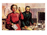 Pierre Curie and Marie Curie Giclee Print by McConnell 