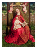 La Vierge et l'Enfant reproduction procédé giclée par Master of the Embroidered Foliage 