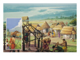 Foundation of Rome Giclee-trykk av Severino Baraldi Foundation of Rome Giclee-trykk av Severino Baraldi