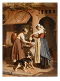 At the Dairy, 1866 Giclee Print by Theodore Gerard