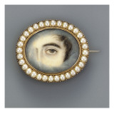 Eye Portrait, C.1830 Giclee Print by English School 