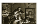 James Watt and the Steam-Engine Giclee Print by Marcus Stone