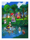 Town Mouse and Country Mouse reproduction procédé giclée par Mendoza 