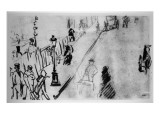 Rue Mosnier, C.1878 reproduction procédé giclée par Édouard Manet