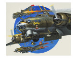 91st Usaaf Bombardment Group Giclee Print by Wilf Hardy