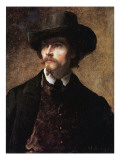 Self Portrait, 1853 Reproduction procédé giclée par Eastman Johnson
