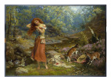 Audrey's Toilet, 1897 Giclee Print by Arthur Hughes