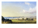 Havana Bay, Cuba. C.1854-61 Giclee-trykk av Charles De Wolf Brownell