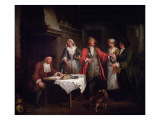 The Marriage Contract Giclee Print by Jan Josef Horemans