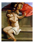 Susannah and the Elders, C.1610 Giclée-tryk af Artemisia Gentileschi